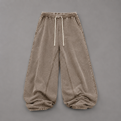 Jogginghose im Washed-Look mit lockerer Passform