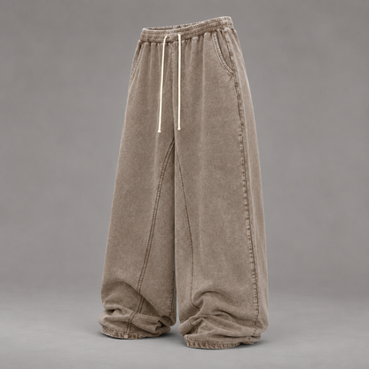 Jogginghose im Washed-Look mit lockerer Passform