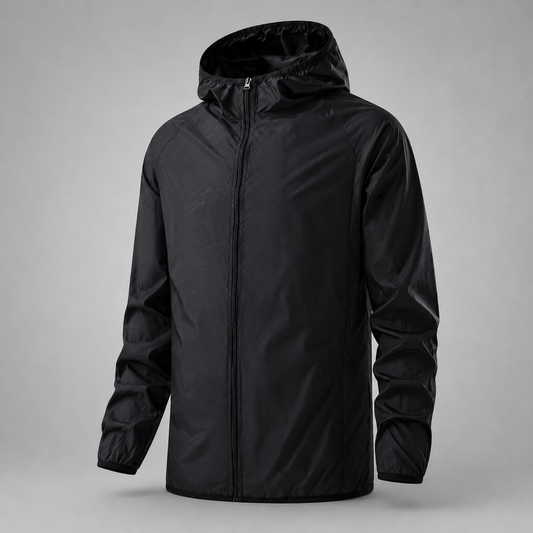 AeroShield Leichte Kapuzen-Windjacke