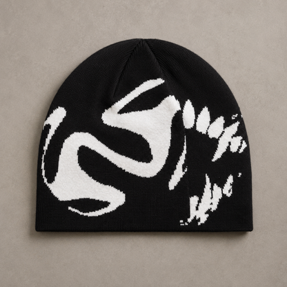 Urban Ink Strickmütze mit Grafikdesign