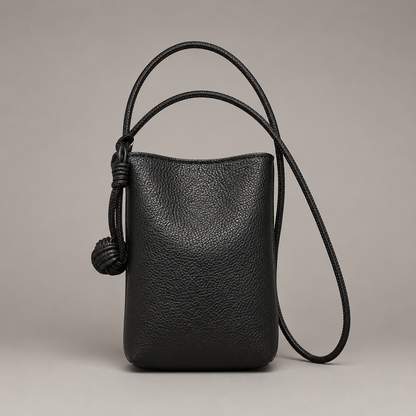 Noir Knot Mini-Crossbody-Tasche