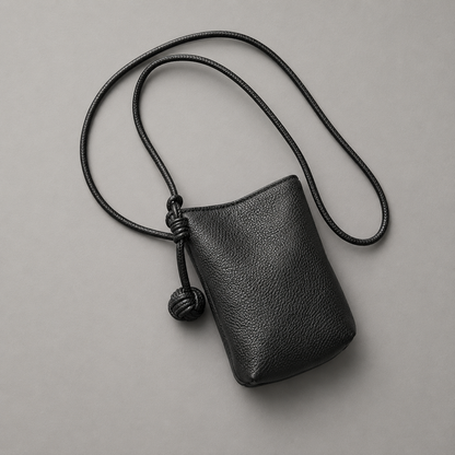 Noir Knot Mini-Crossbody-Tasche