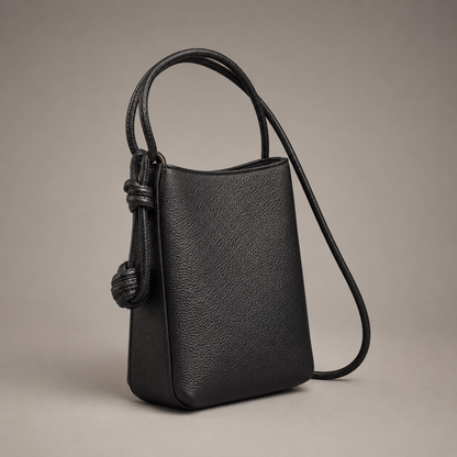 Noir Knot Mini-Crossbody-Tasche