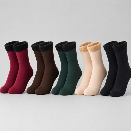 CozyTherm Socken-Set mit Fleecefutter