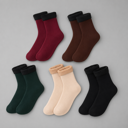 CozyTherm Socken-Set mit Fleecefutter
