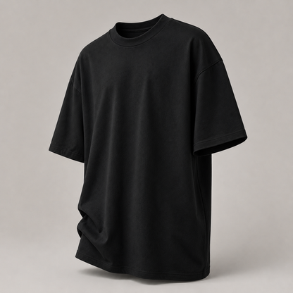 Oversize-T-Shirt mit Rundhalsausschnitt für jeden Tag