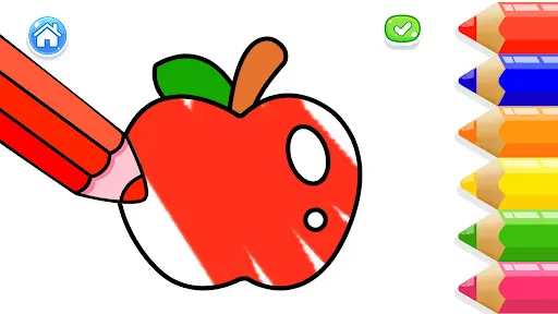 Gameplay screenshot 2 from Kids Coloring Pages For Boys - Educational game