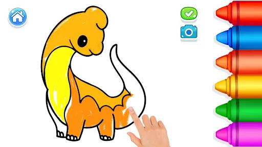 Gameplay screenshot 3 from Kids Coloring Pages For Boys - Educational game